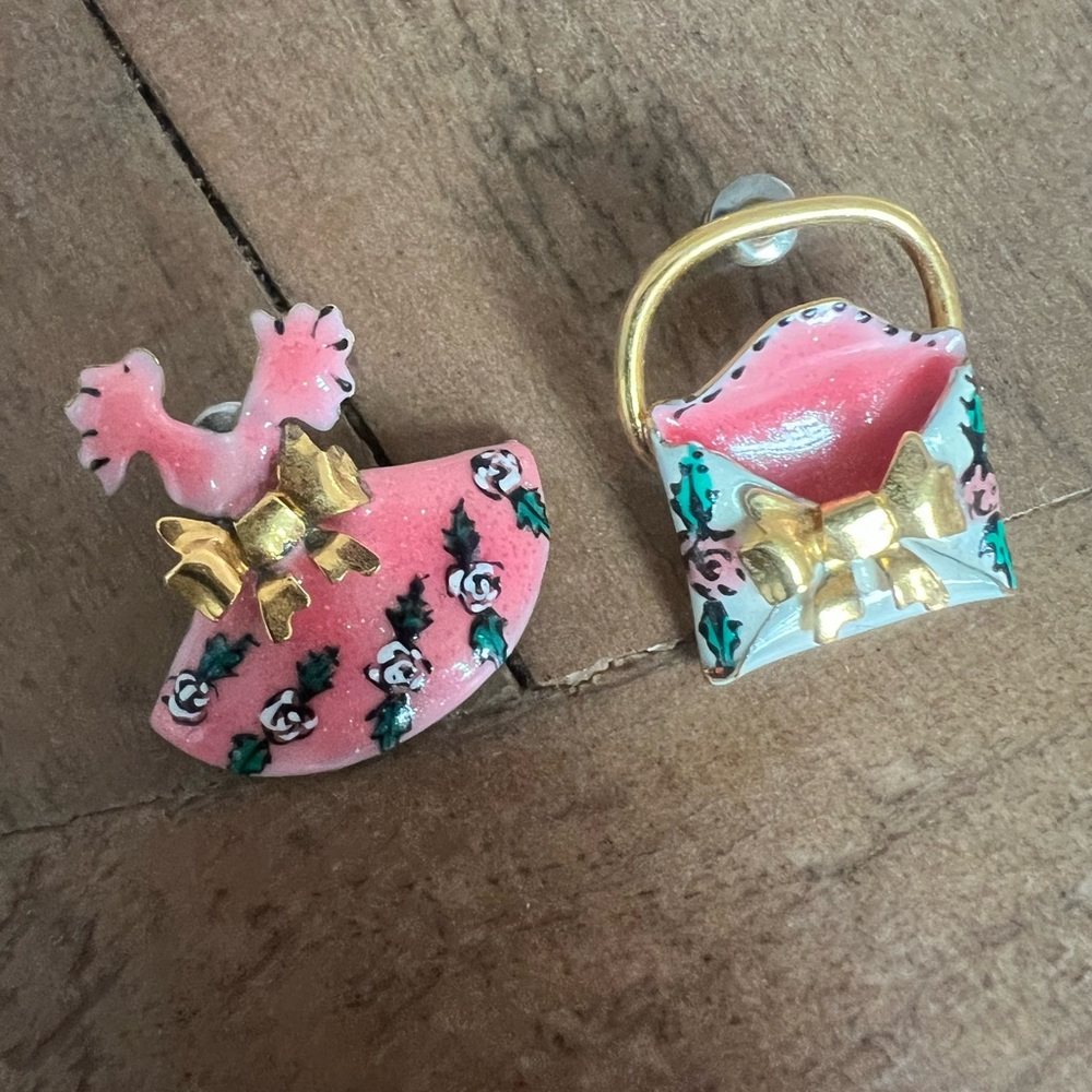 Lunch at the Ritz Dress and Purse Earring Set